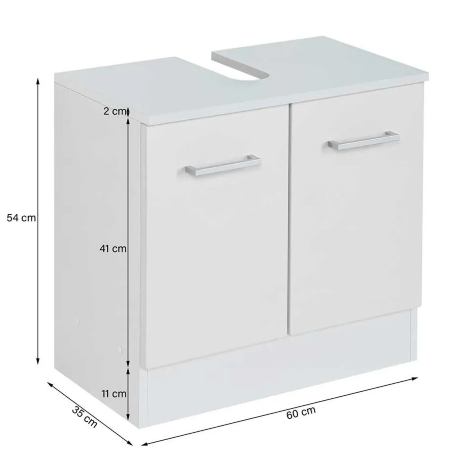 Waschbeckenunterschränke*Pharao24 Waschbeckenunterschrank Vadoria