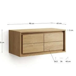 Waschbeckenunterschränke|Bad Hängeschränke*Pharao24 Waschbeckenunterschrank Vangoss