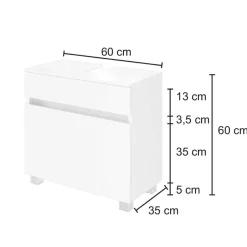Waschbeckenunterschränke*Pharao24 Waschkommode Varison
