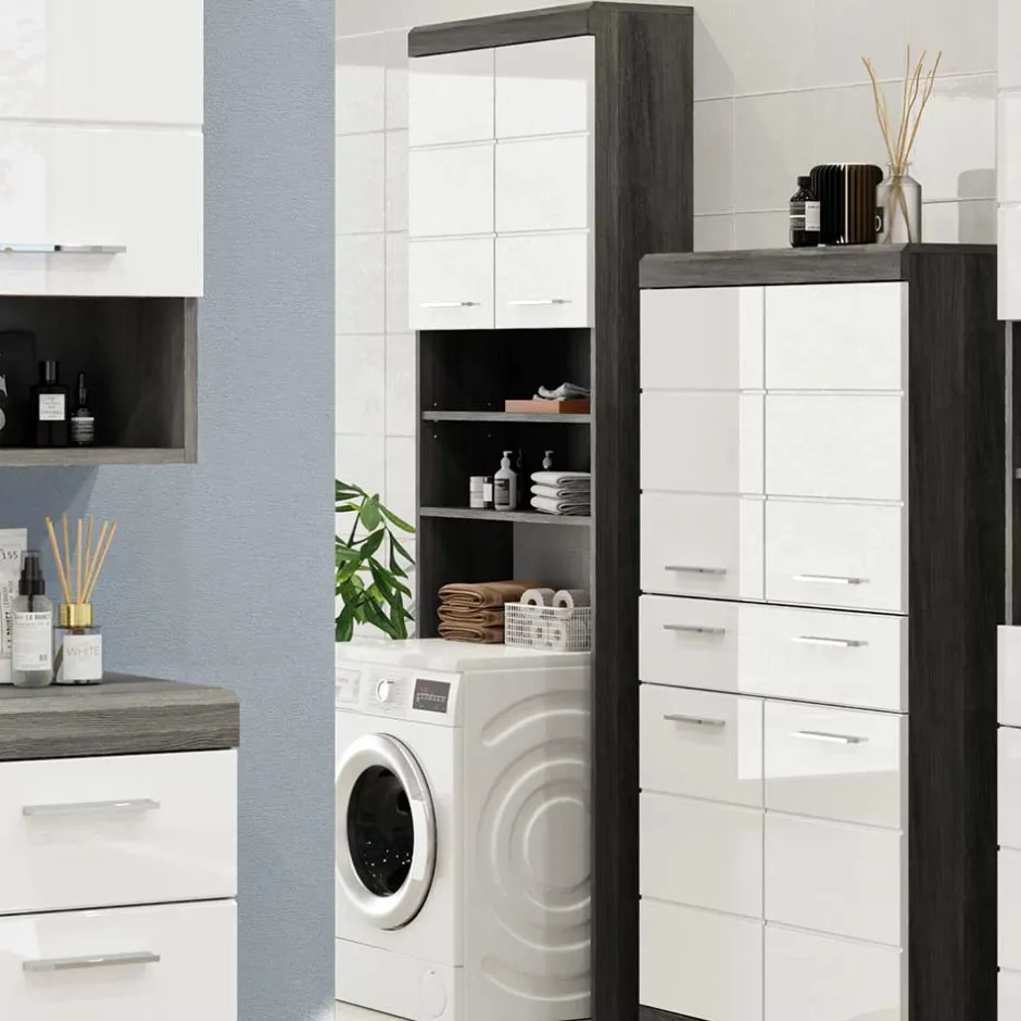 Pharao24 Waschmaschinenüberbau Hayoran> Bad Hochschränke