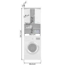 Pharao24 Waschmaschinenüberbau Hayoran><noscript><img width=