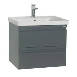 Pharao24 Waschplatz Set Anthrazit Fabolie><noscript><img width=