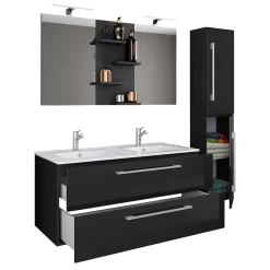 Badmöbel Sets*Pharao24 Waschplatz Set für 2 Personen Cardos