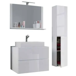 Badmöbel Sets*Pharao24 Waschplatz Set hängend Lorencia