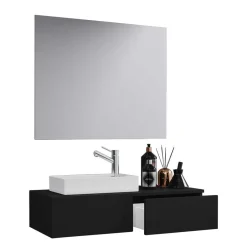 Pharao24 Waschplatz Set mit Becken Sicury> Badmöbel Sets