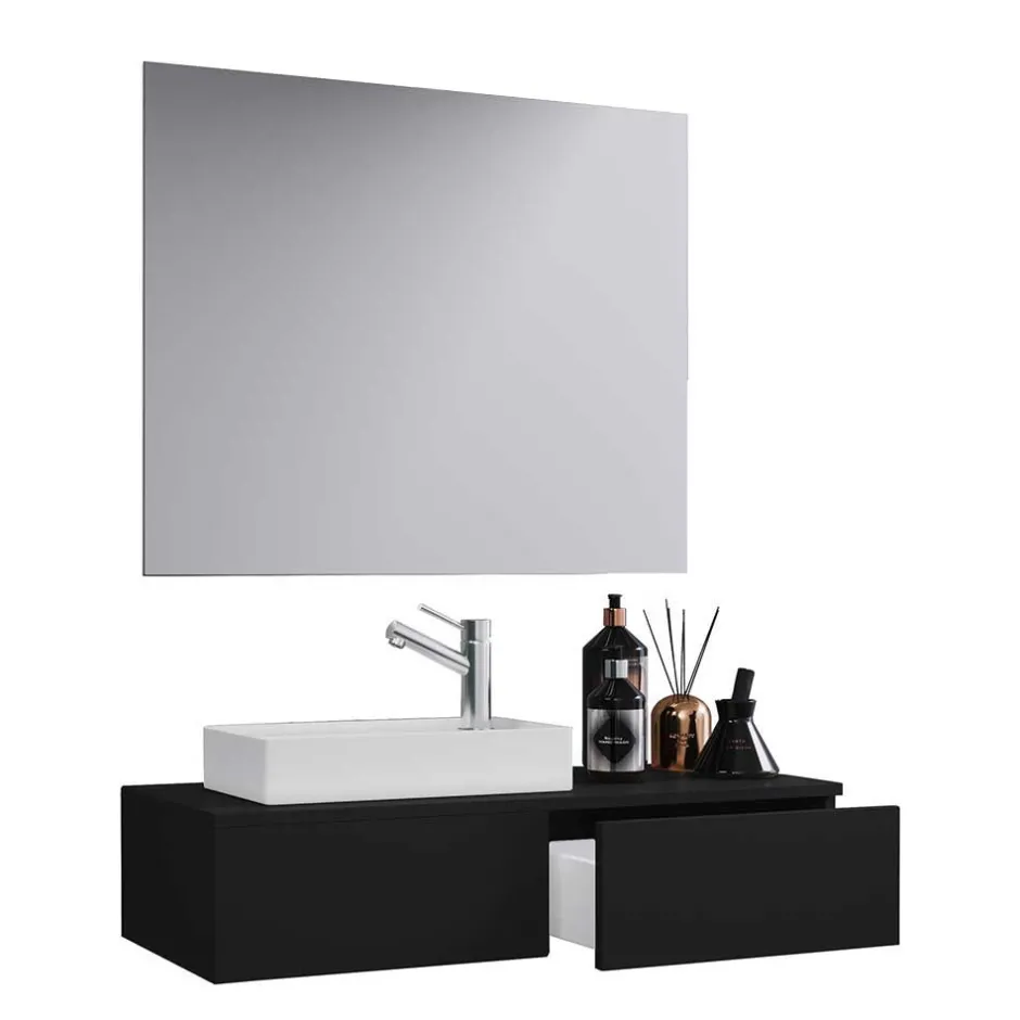 Pharao24 Waschplatz Set mit Becken Sicury> Badmöbel Sets