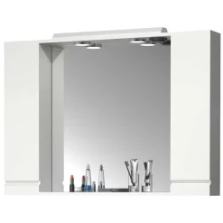 Badmöbel Sets*Pharao24 Waschplatz Set mit Spiegelschrank Valtte