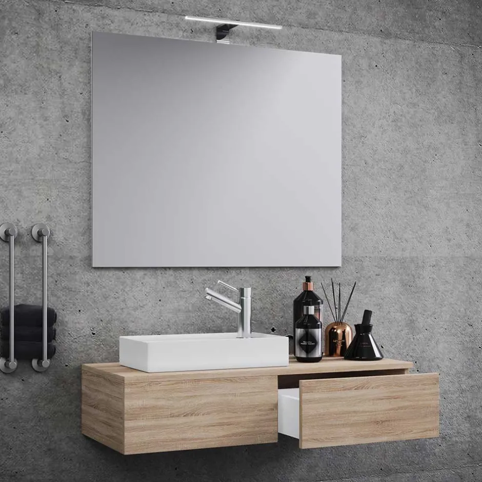 Pharao24 Waschplatz Set mit Spiegel Acasa> Badmöbel Sets