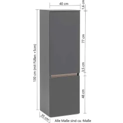 Pharao24 Waschplatz Set mit Spiegel Pegruan><noscript><img width=