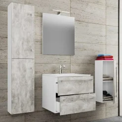 Pharao24 Waschplatz Set modern Fabrizio> Badmöbel Sets