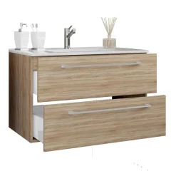 Pharao24 Waschplatz Set Sonoma Eiche Estranon><noscript><img width=