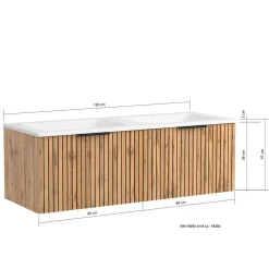 Waschbeckenunterschränke*Pharao24 Waschtisch hängend Cadama