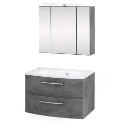 Pharao24 Waschtisch und Spiegelschrank Sastiza> Badmöbel Sets