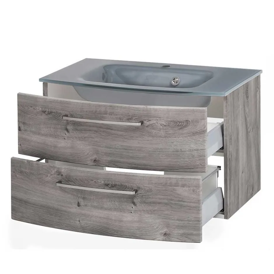 Pharao24 Waschtisch und Spiegelschrank Isdrina> Badmöbel Sets