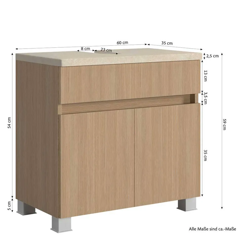 Waschbeckenunterschränke|Bad Unterschränke*Pharao24 Waschtischkonsole Esmea