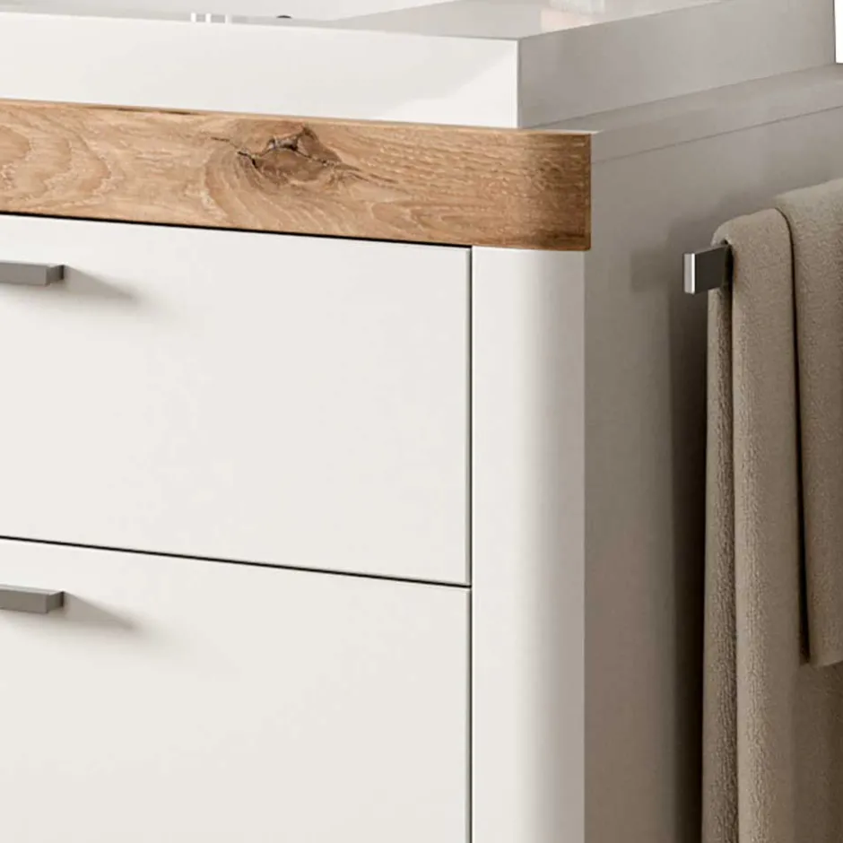 Pharao24 Waschtischkonsole hängend Liss> Waschbeckenunterschränke