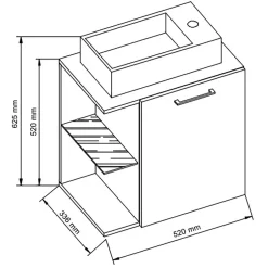 Pharao24 Waschtischschrank Pseidoca><noscript><img width=