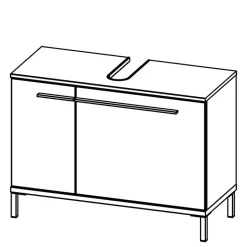 Badezimmerschränke|Waschbeckenunterschränke*Pharao24 Waschtischschrank Sisam