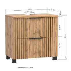 Waschbeckenunterschränke|Bad Unterschränke*Pharao24 Waschtischunterbau Cadama