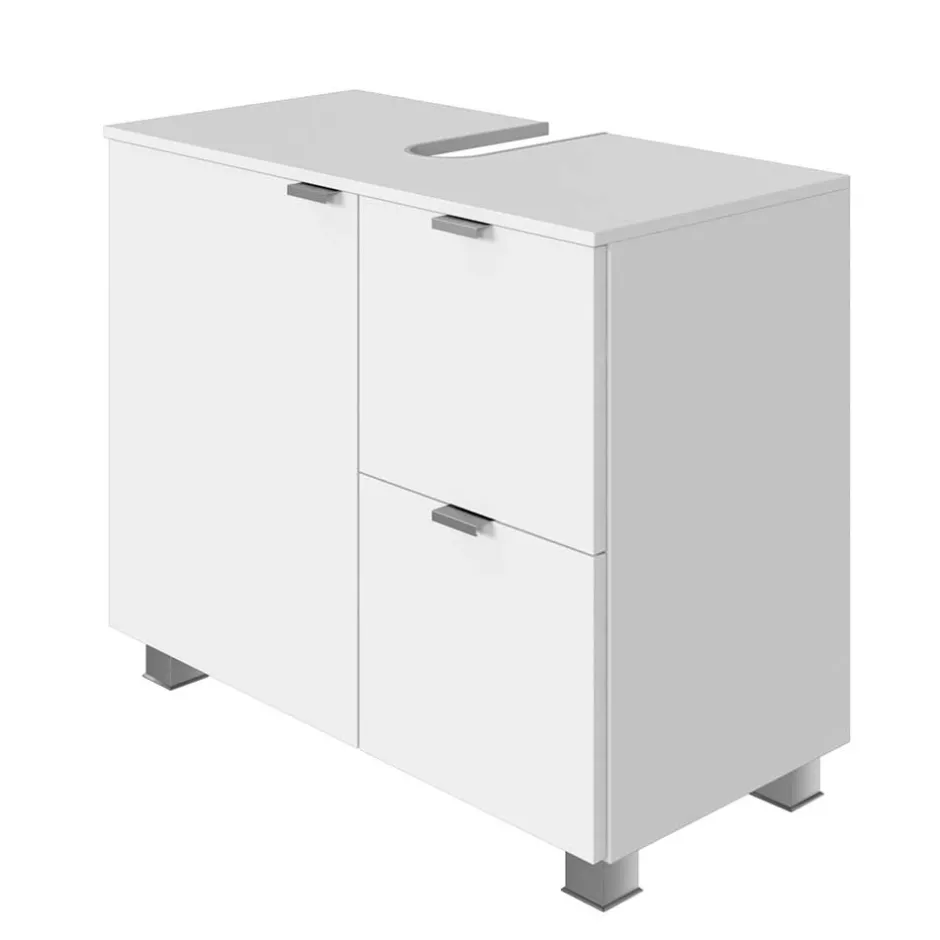 Pharao24 Waschtischunterschrank Graphit> Waschbeckenunterschränke|Badezimmerschränke