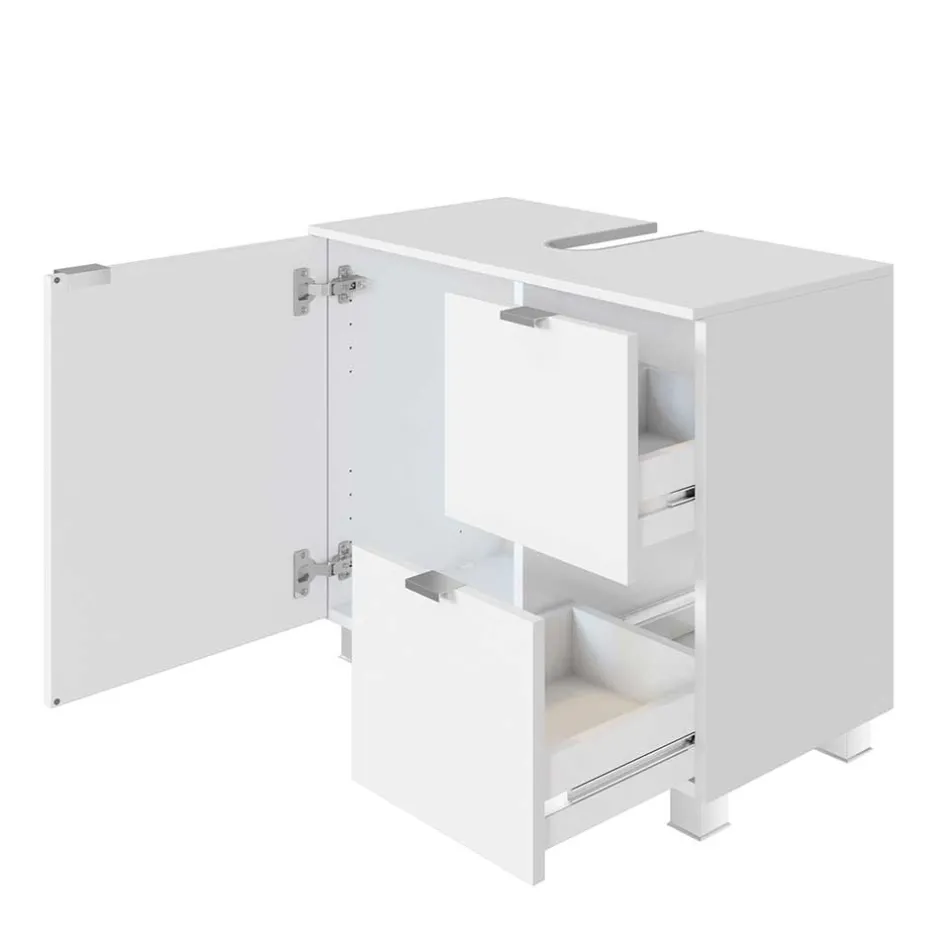 Pharao24 Waschtischunterschrank Graphit> Waschbeckenunterschränke|Badezimmerschränke