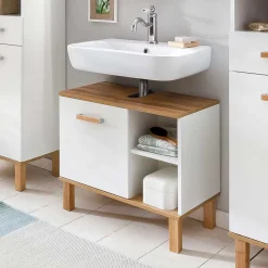 Badezimmerschränke|Waschbeckenunterschränke*Pharao24 Waschtischunterschrank Miscros