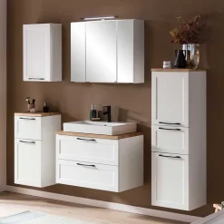 Waschbeckenunterschränke|Bad Unterschränke*Pharao24 Waschtischunterschrank mit Becken Matss