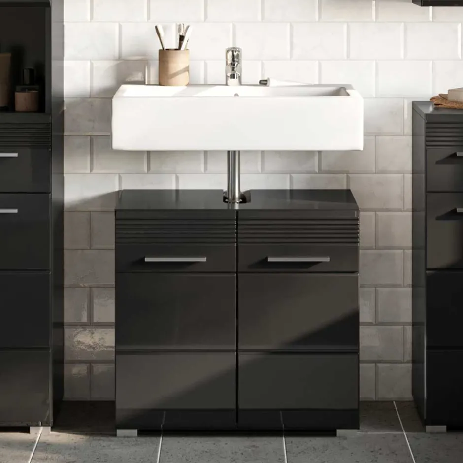 Badezimmerschränke|Waschbeckenunterschränke*Pharao24 Waschtischunterschrank Reggio