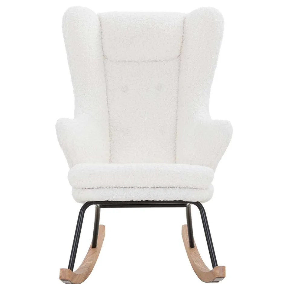 Ohrensessel*Pharao24 Webplüsch Schaukelsessel Fancey