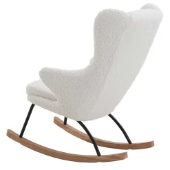 Ohrensessel*Pharao24 Webplüsch Schaukelsessel Fancey