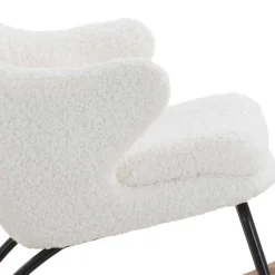 Ohrensessel*Pharao24 Webplüsch Schaukelsessel Fancey