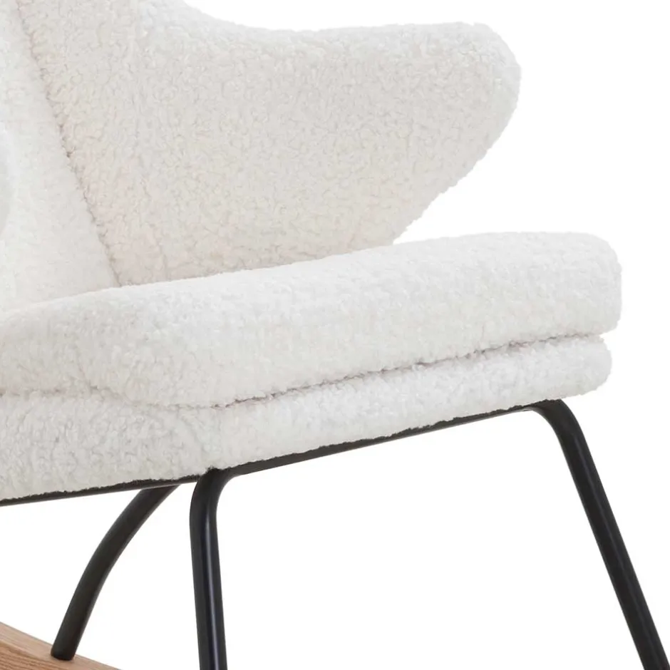 Ohrensessel*Pharao24 Webplüsch Schaukelsessel Fancey