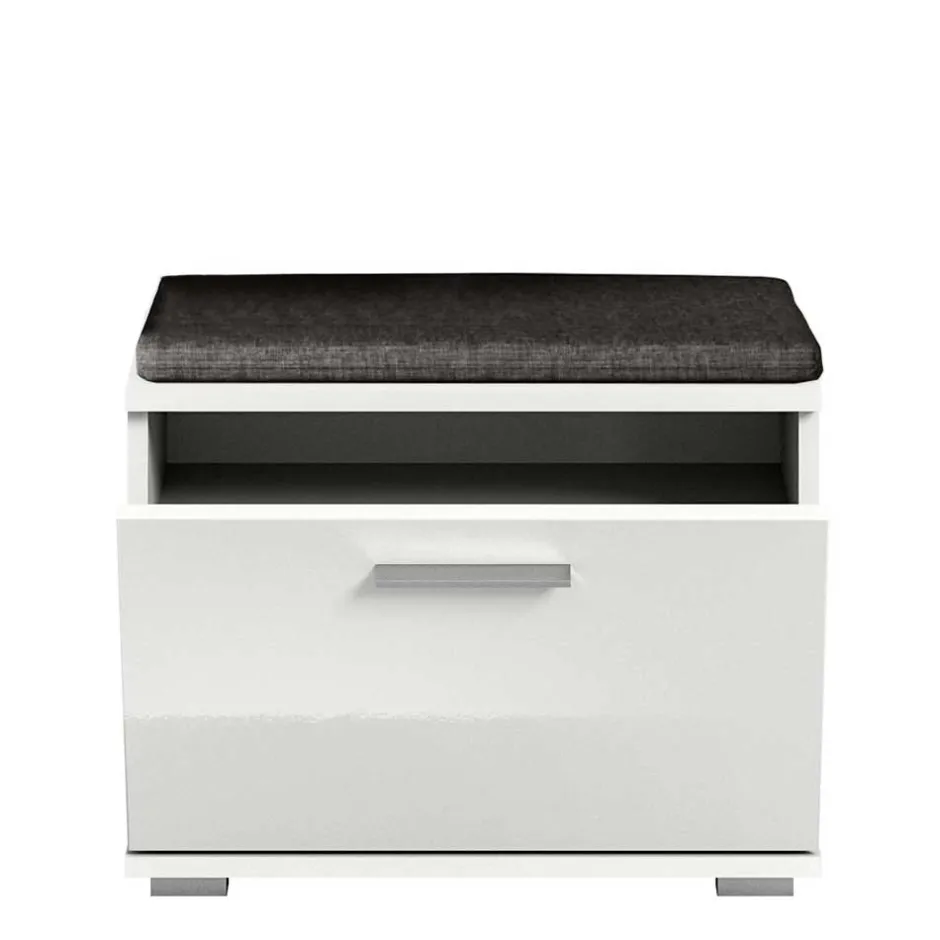 Pharao24 Weiße Dieleneinrichtung Ampiano> Garderobensets