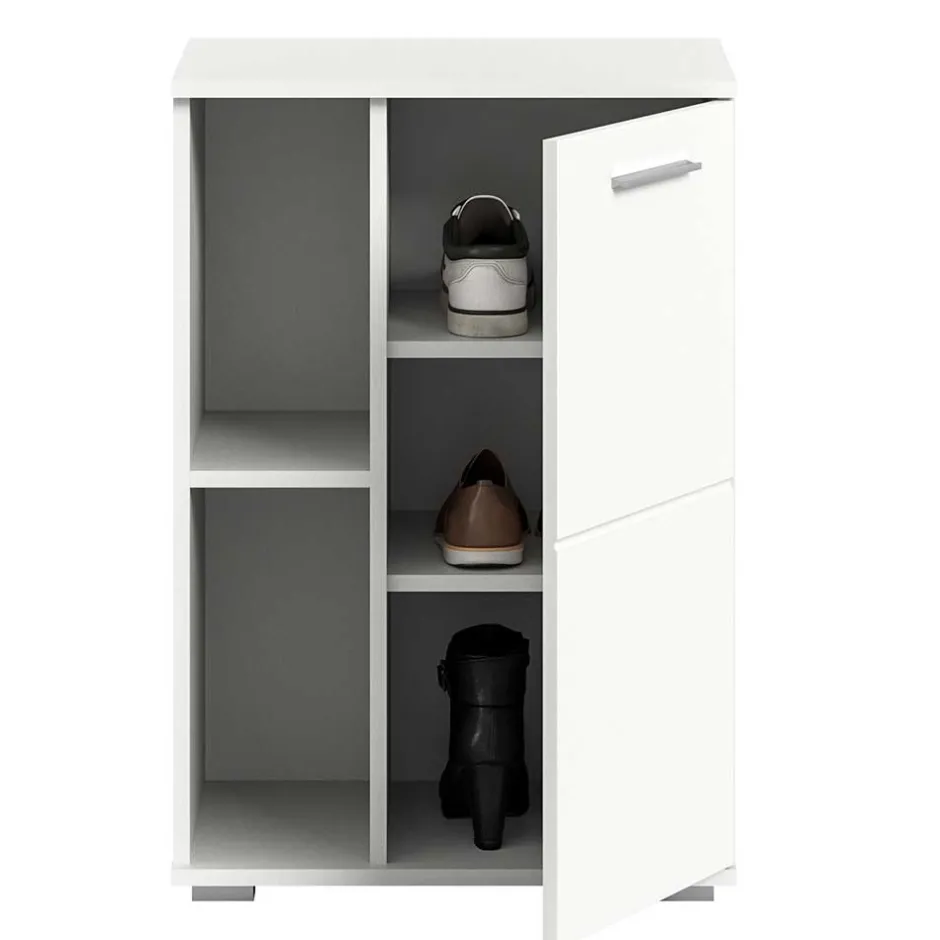 Pharao24 Weiße Dieleneinrichtung Ampiano> Garderobensets