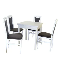 Pharao24 Weiße Essgruppe Elliot> Tischgruppen|Essgruppe