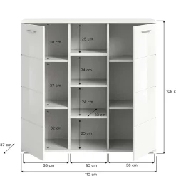Pharao24 Weiße Garderobe Ampiano><noscript><img width=