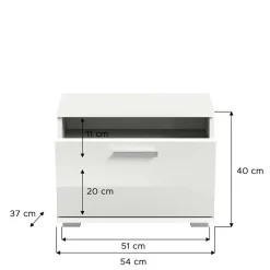 Pharao24 Weiße Garderobe Ampiano><noscript><img width=