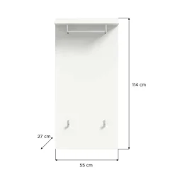 Pharao24 Weiße Garderobe Ampiano><noscript><img width=