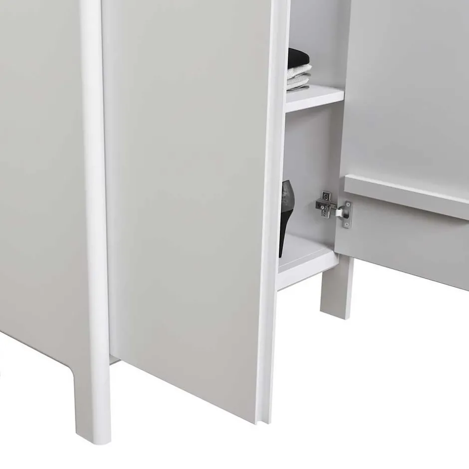 Garderobensets*Pharao24 Weiße Garderobenmöbel Sanakas