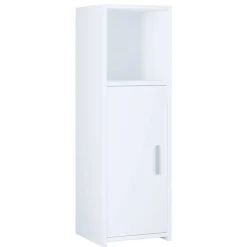 Pharao24 Weißer Badseitenschrank Vimalta> Bad Unterschränke|Badezimmerschränke