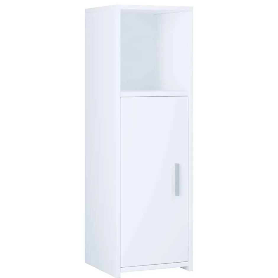 Pharao24 Weißer Badseitenschrank Vimalta> Bad Unterschränke|Badezimmerschränke