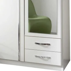 Jugendkleiderschrank|Drehtürenschränke*Pharao24 Weißer Jugendkleiderschrank Alkatar