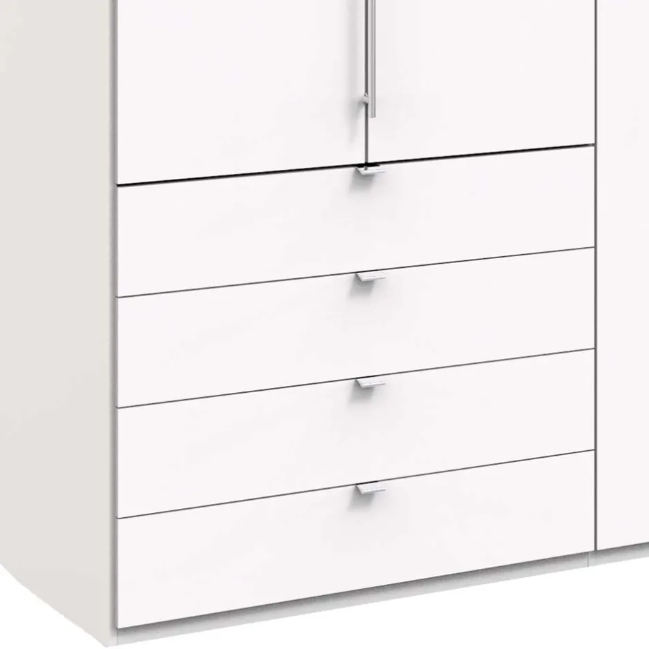 Pharao24 Weißer Kleiderschrank Emiliano> Jugendkleiderschrank