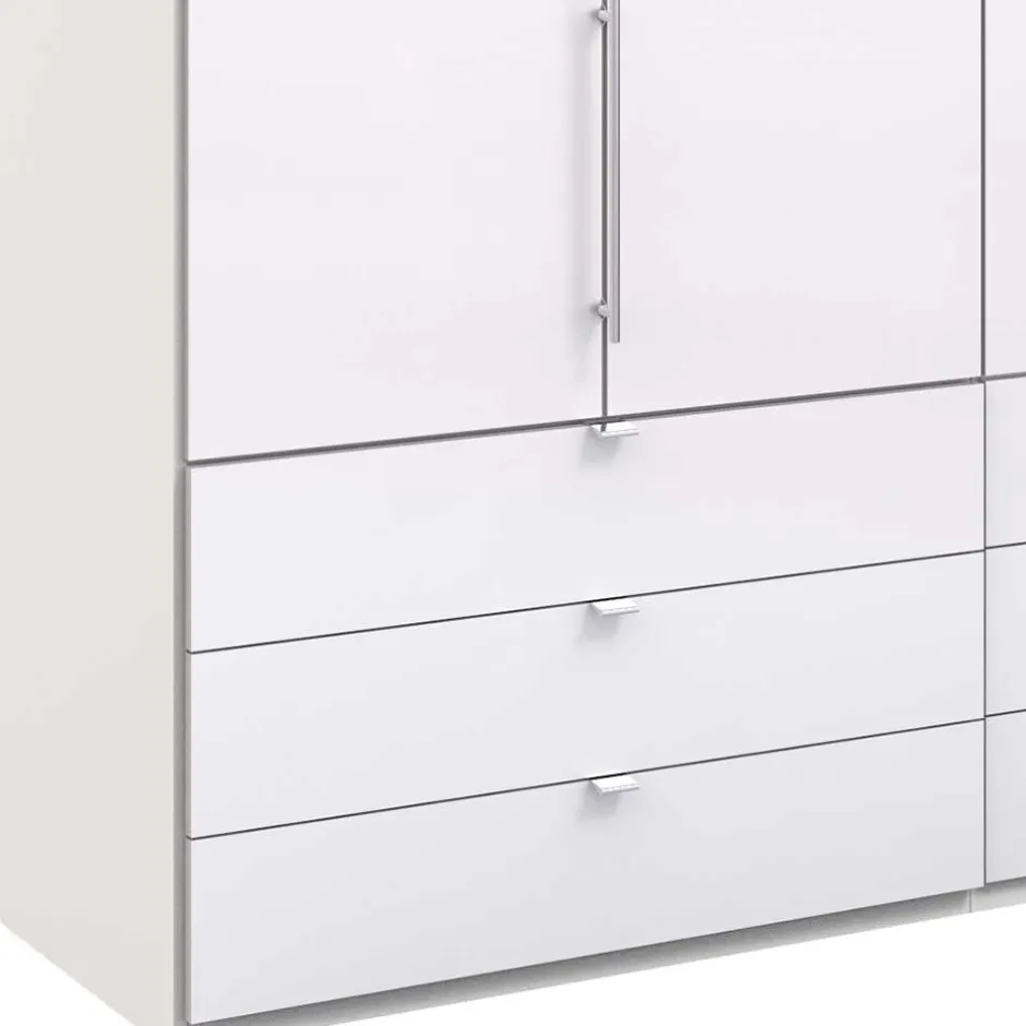 Jugendkleiderschrank*Pharao24 Weißer Kleiderschrank Grinzia