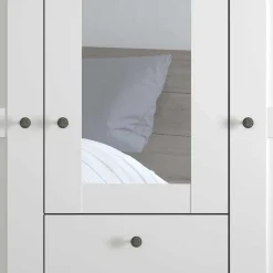 Pharao24 Weißer Kleiderschrank Tudana><noscript><img width=