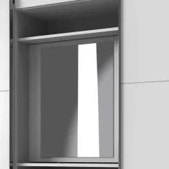 Schiebetürenschränke*Pharao24 Weißer Schiebetürenschrank Lymesca