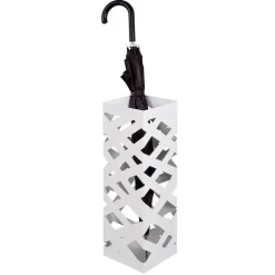 Schirmständer*Pharao24 Weißer Schirmständer Radio