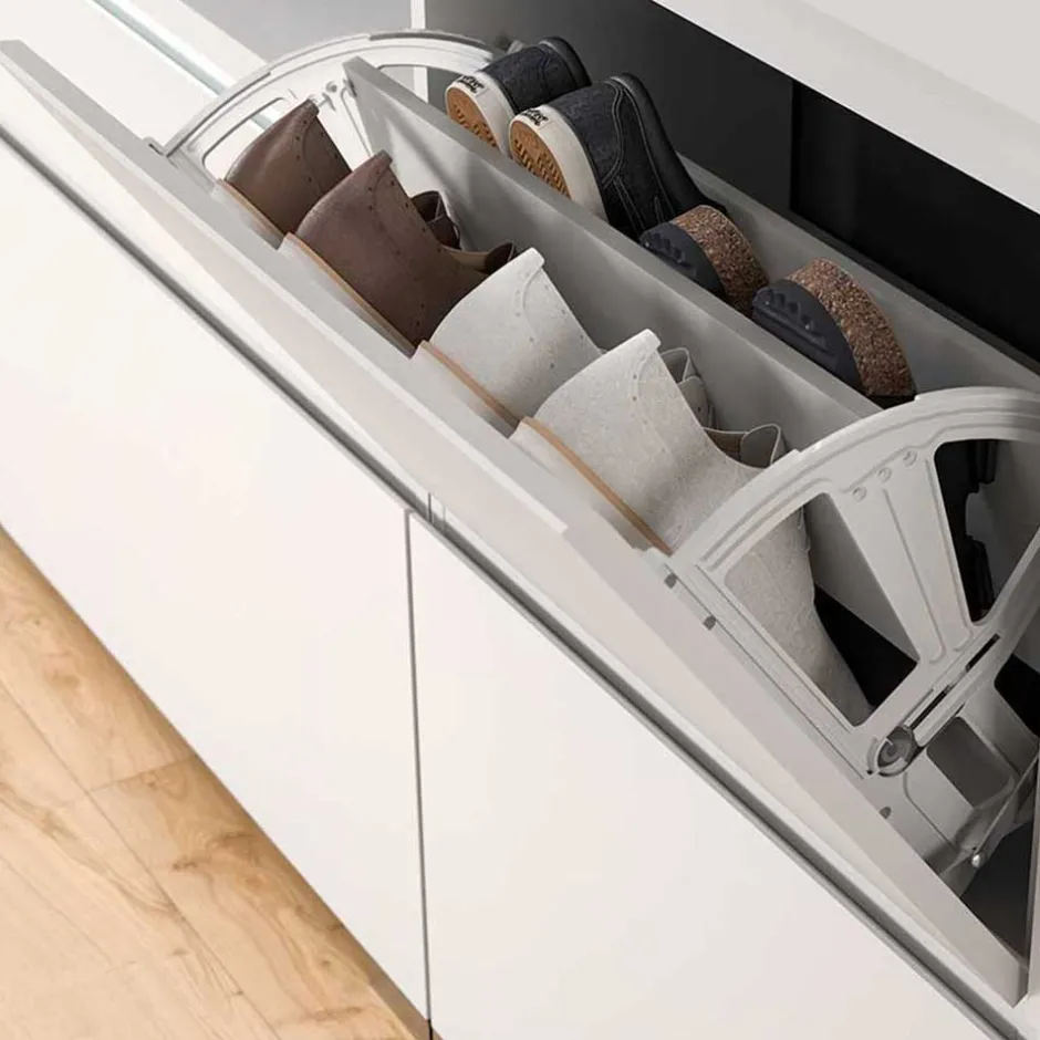 Pharao24 Weißer Schuh Schrank Filicudio> Schuhschränke