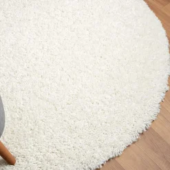 Pharao24 Weißer Shaggy Teppich Exmonda><noscript><img width=