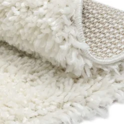 Pharao24 Weißer Shaggy Teppich Exmonda><noscript><img width=